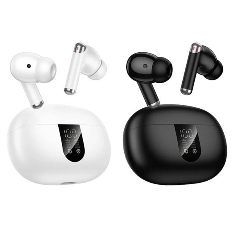 Picture of Hoco EQ26 Nice ANC+ENC True Wireless Earbuds  Bluetooth 5.4  13 mm Drivers  7–10 H Playback (6 H ANC)  350 mAh LED Display Case  Touch Controls  IPX5 Sweat-Resistant  Type‑C Charge