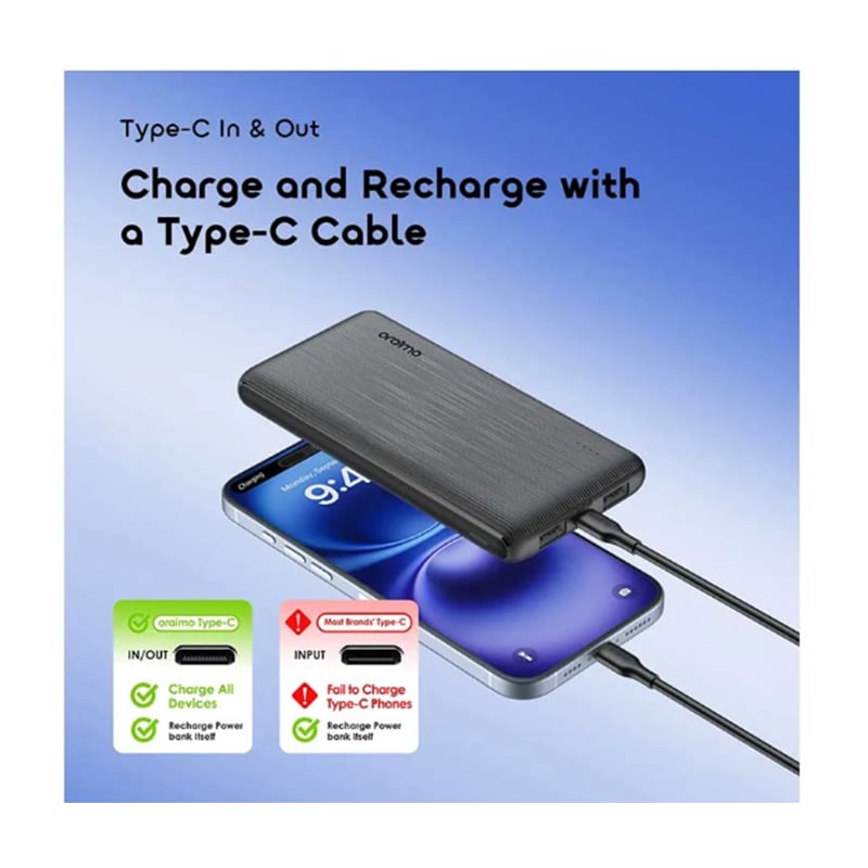 Picture of oraimo PowerFlow B11 TYPE-C Power Bank