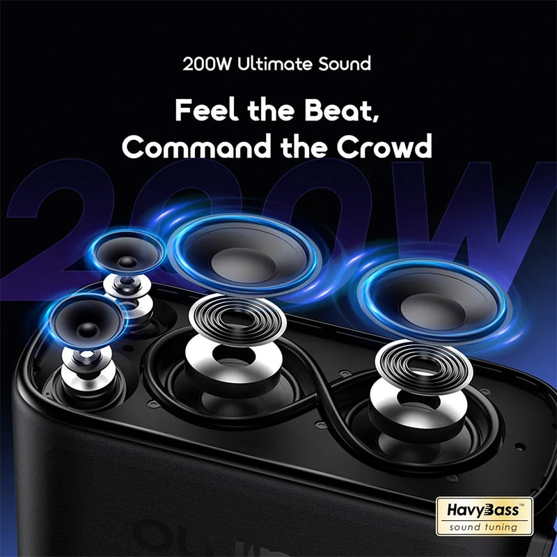 Picture of oraimo SpaceBox Max OBS‑982 (200W Wireless Party Speaker)