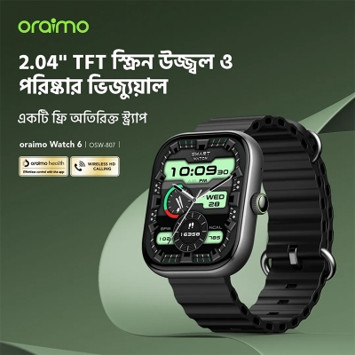 Picture of oraimo Watch 6 OSW‑807 (2.04" TFT Smartwatch, IP68)