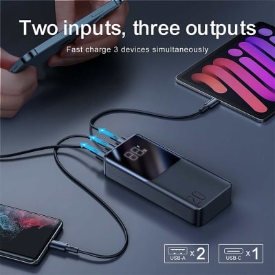 Picture of JOYROOM JR-QP192 20000mAh 22.5W Fast Charging Digital Display Power Bank