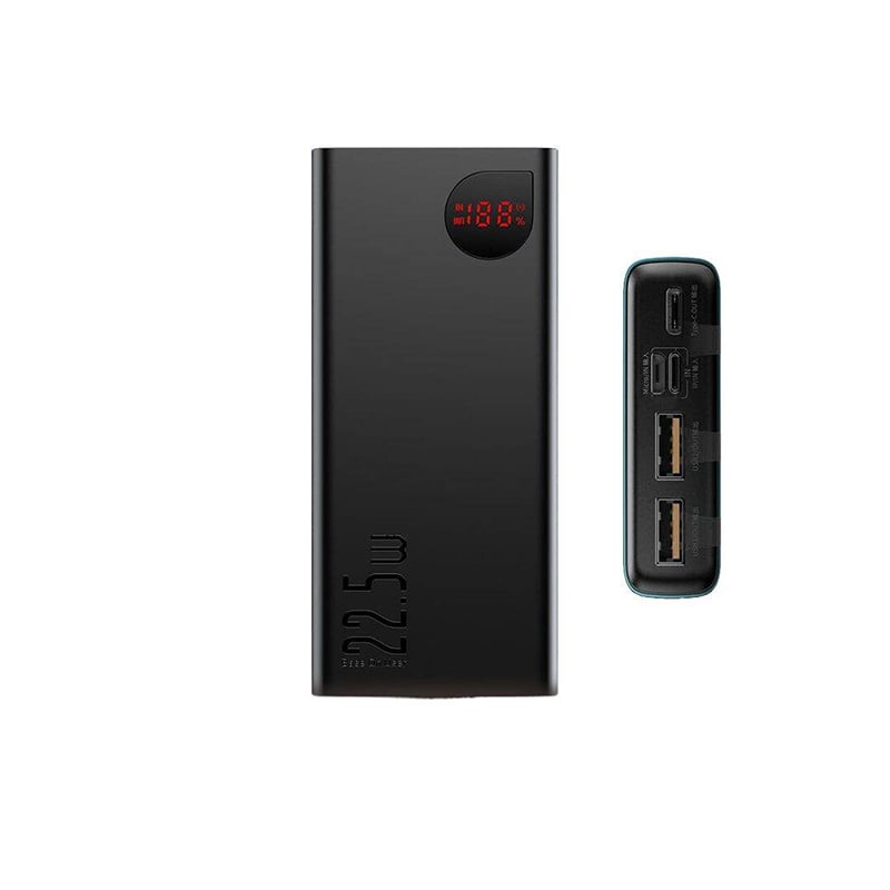 Picture of Baseus Adaman Metal Digital Display Powerbank 22.5W Quick Charge Powerbank 20000mAh Compatible with QC3.0, PD3.0, FCP, AFC Quick-charging Protocols
