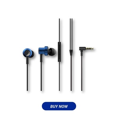 Picture of Xiaomi Mi Dual Dynamic Driver Magnetic Earphone Mi 3.5mm Wired In-Ear Headphones with Mic Mijia Double-action Coil Earphones Noise-Canceling Earbuds Lightweight Sports Headset