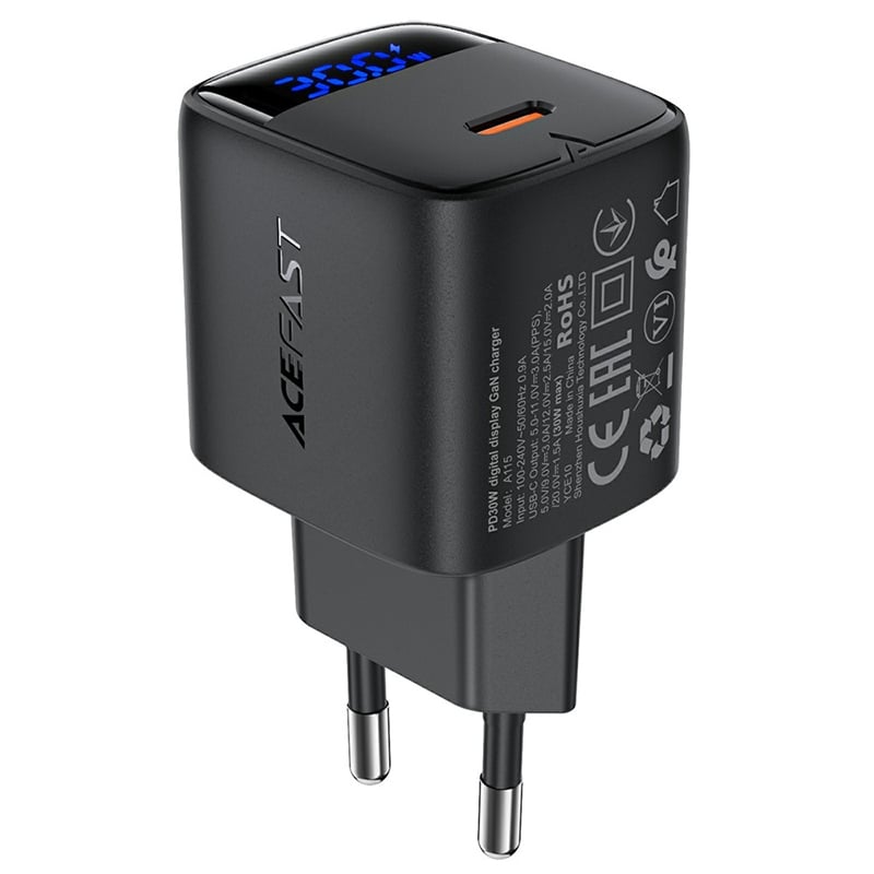 Picture of ACEFAST A115 PD 30W GaN Adapter with Display