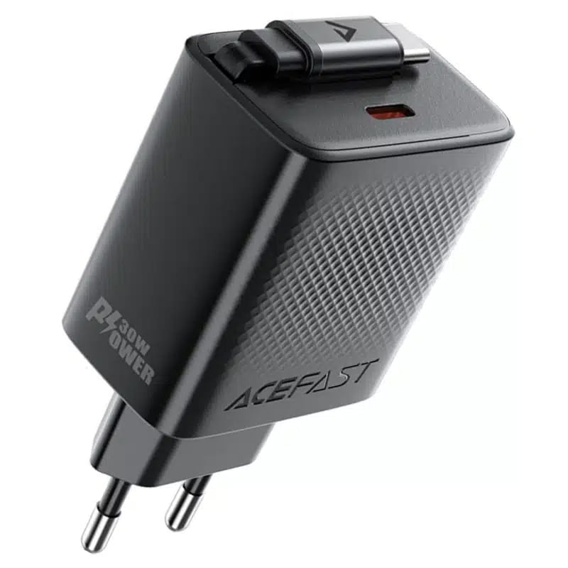 Picture of ACEFAST A110 PD30W GaN Wall Charger with USB‑C Retractable Cable (64cm)