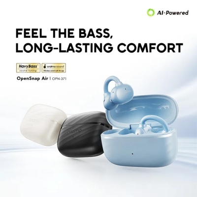 Picture of oraimo OpenSnap Air OPN‑371 (Open‑Ear TWS Earbuds, 35H Playtime)