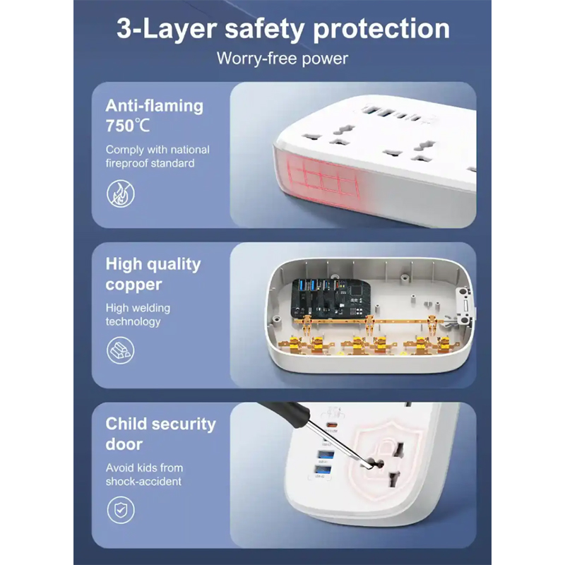 Picture of LDNIO SC6 Power Strip 45W USB-C Port