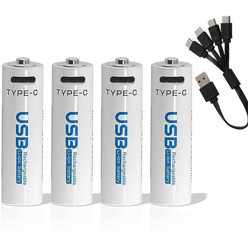 Picture of AiVR USB Rechargeable Batteries 4pc – AA – 2550 mWh