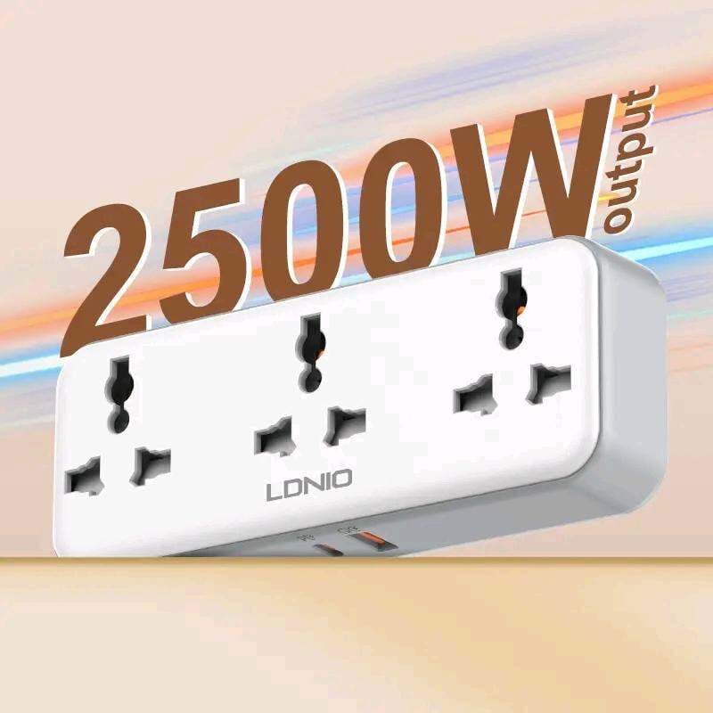 Picture of LDNIO SC3317 3 AC Outlets Portable Extension Power Socket
