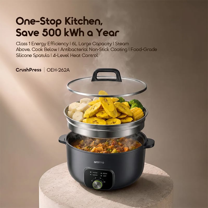 Picture of oraimo MultiPot S1 Lite OEH‑262A (6L Multi‑Functional Electric Hotpot)