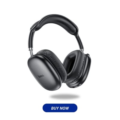 Picture of Hoco W35 Air Wireless Bluetooth Headphone Tripple Mode Wired TF and BT 400mAh Super Long Battery Life Up to 4 Hours Music Time Sports Gaming Headphones