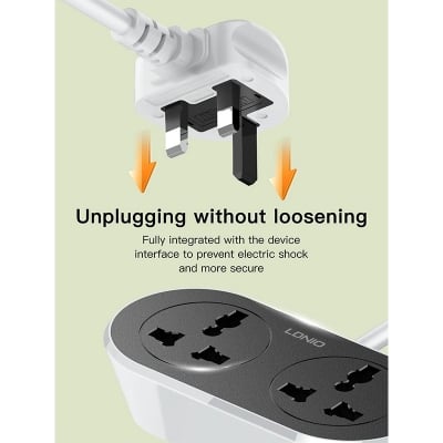 Picture of LDNIO SC2018 2 AC Outlet Universal Extension Power Socket (10M)