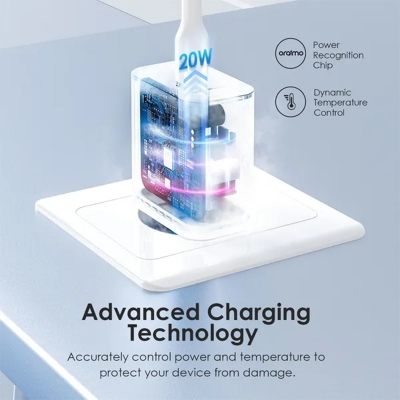 Picture of oraimo PowerCube 20 OCW‑E106S‑CC54 (20W PD Fast Charging Charger Kit)
