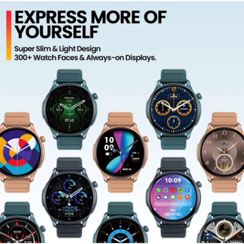 Picture of Zeblaze BTALK 3 PRO Calling Smart Watch 1.43 inch Ultra HD Amoled Display BT 5.2 IP68 Water Resistant 7 Days Long Battery Life