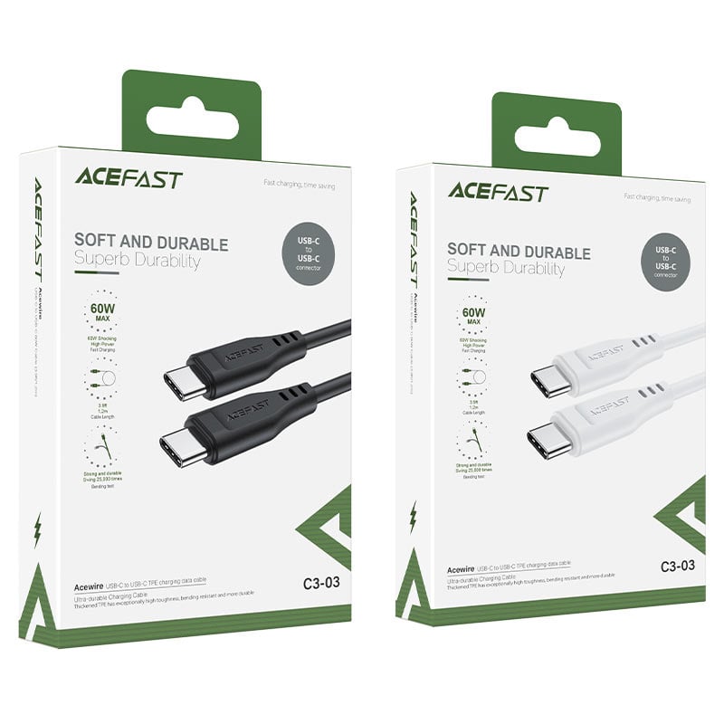 Picture of ACEFAST C3‑03 USB‑C to USB‑C 60W Charging Data Cable