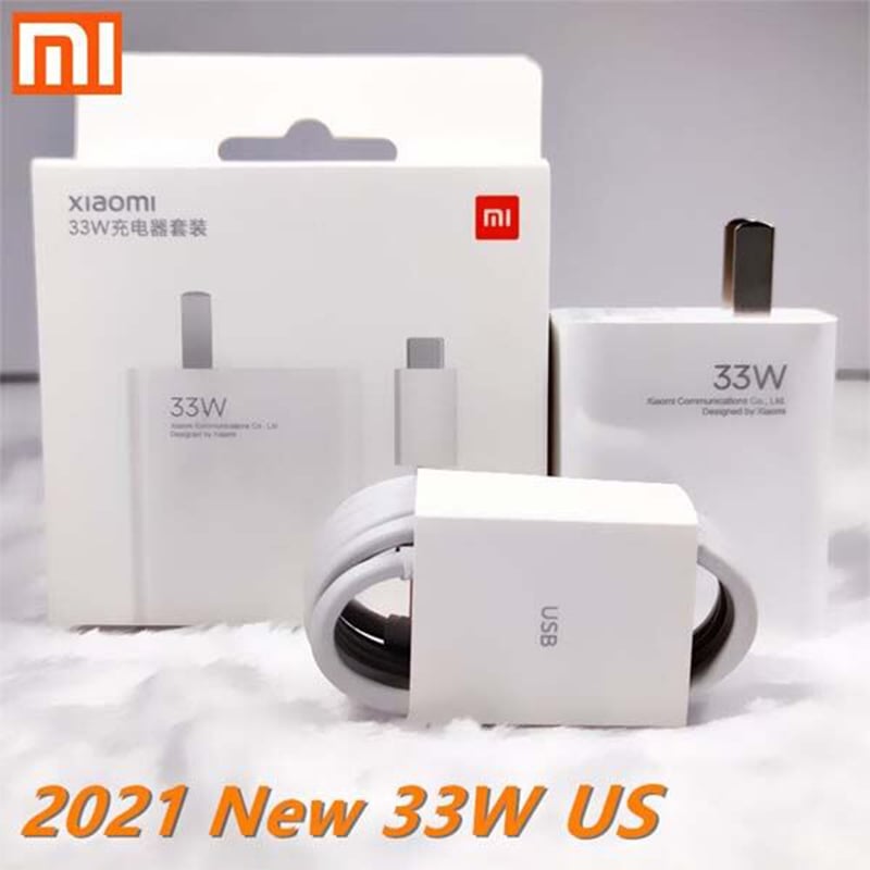 Picture of Mi 33W Turbo Charger All Model Support Turbo Charge USB Charger & Cable C- White