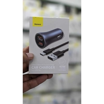 Picture of Baseus Golden Contactor Pro Dual Quick Charger Car Charger U+U 40W (CCJDZ‑C)