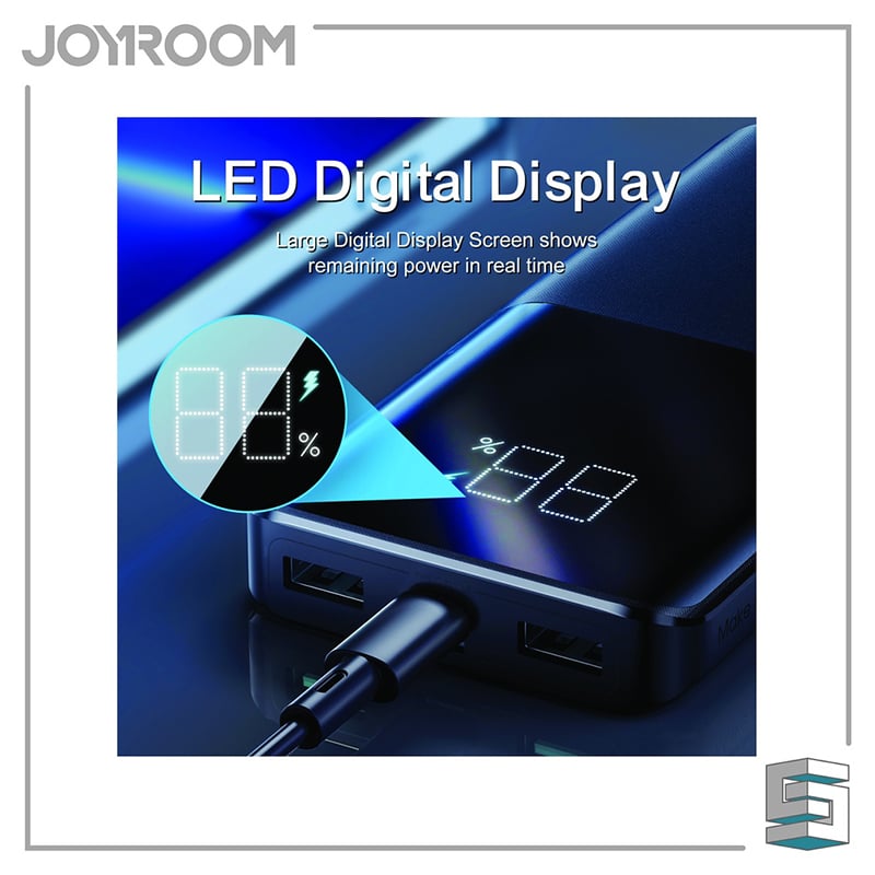 Picture of JOYROOM JR-QP192 22.5W Power Bank 20000MAH PD 20W Super Fast Charging 2 Input 3 Output LED Digital Display Battery