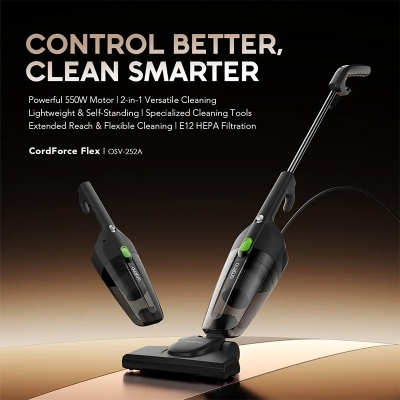 Picture of Oraimo CordForce Flex Corded 2‑in‑1 Stick Vacuum (Model OSV‑252A)