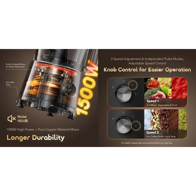 Picture of Oraimo OmniBlend OBL‑581A 4‑in‑1 Multifunctional Blender