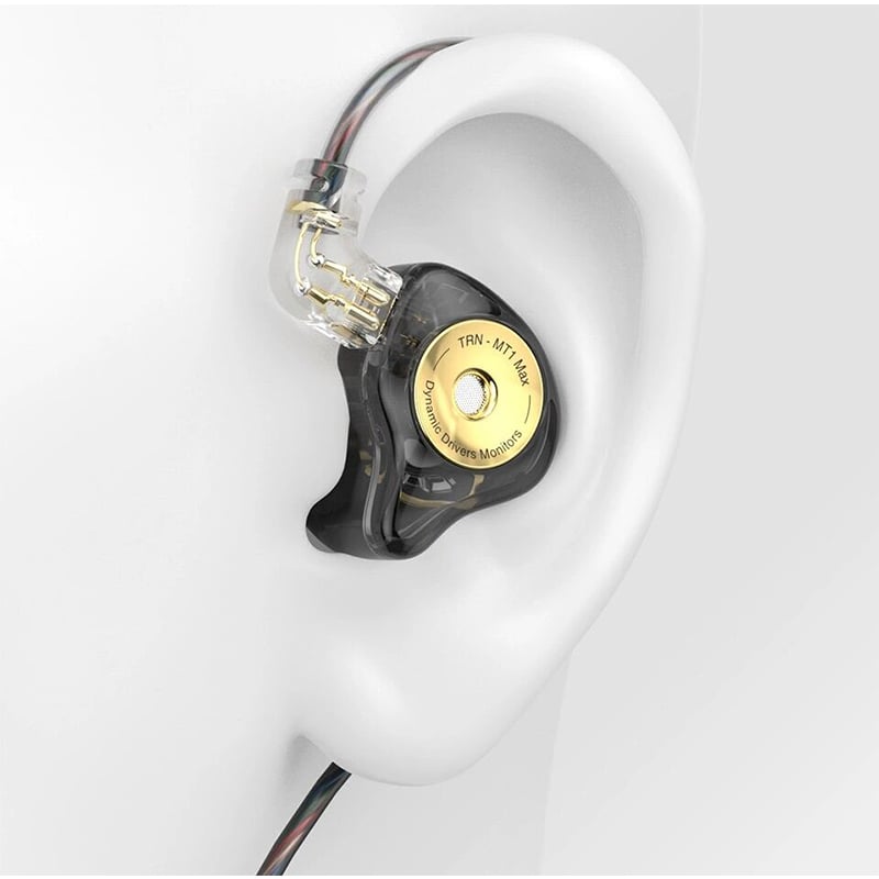 Picture of TRN MT1 MAX In-Ear Earphone Dual Magnet Dynamic Driver Wired with Tuning Switch Cancelling HIFI Earbuds Bass Headset