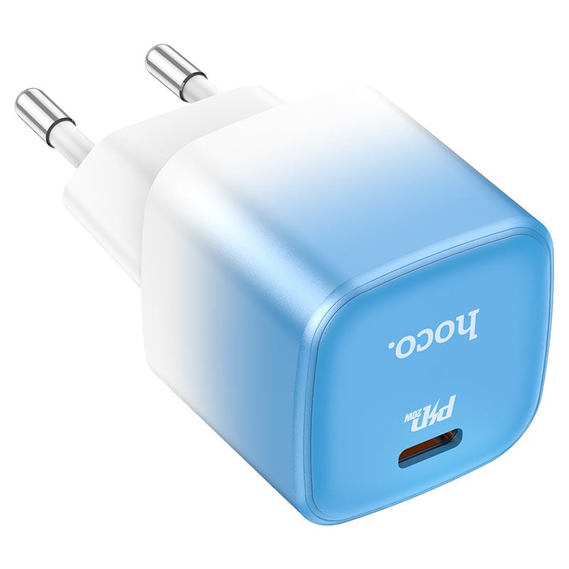 Picture of Hoco C101A Wall Charger (20W PD, EU Plug, Cable Set)