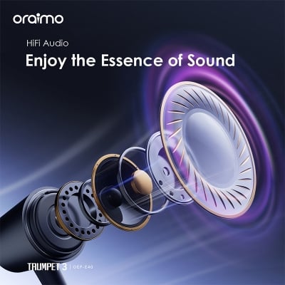 Picture of oraimo Trumpet 3 HIFI Audio In-Ear Headphones