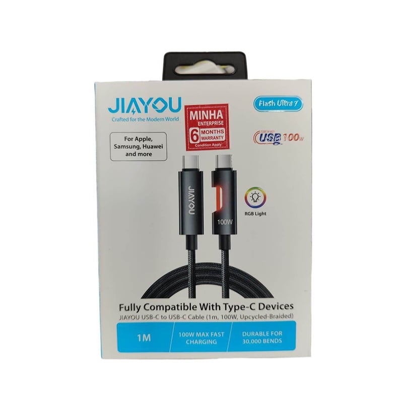 Picture of JIAYOU FLASH ULTRA-7 TYPE USB C TO C 100w