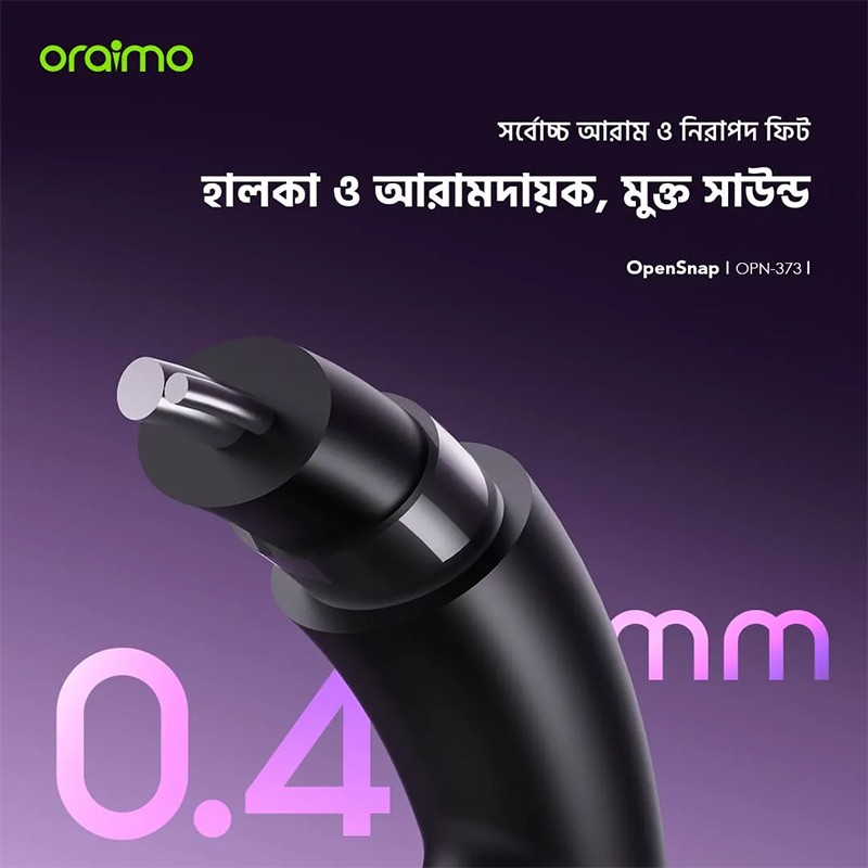 Picture of Oraimo OpenSnap Open‑Ear Wireless Earbuds (OPN‑373)