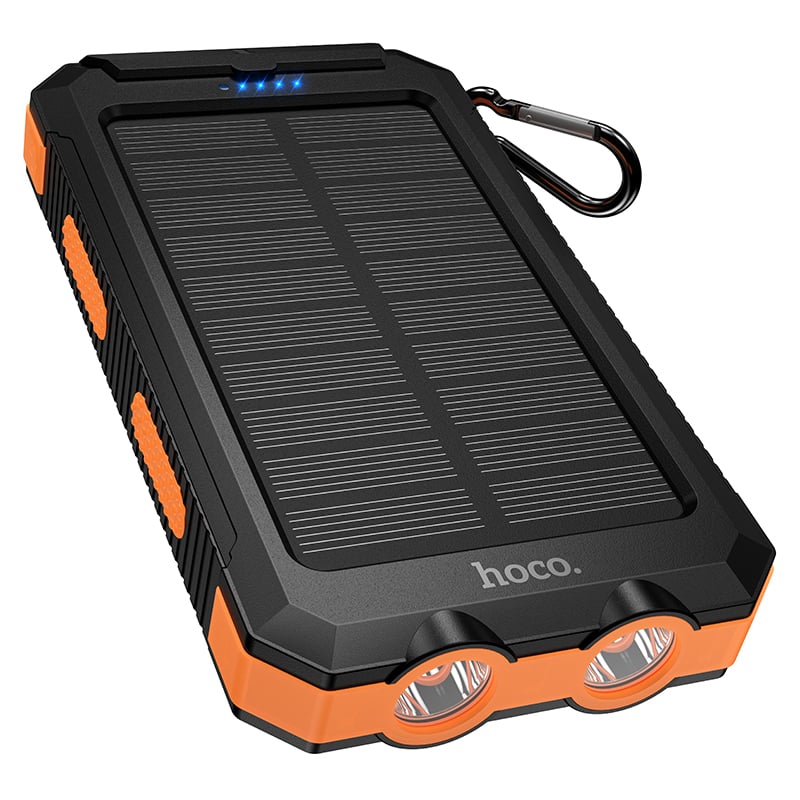 Picture of Hoco J164 Platinum Dual Light Solar Power Bank (8,000mAh, Outdoor Edition)