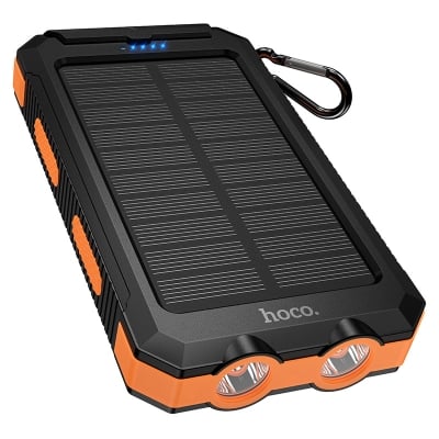 Picture of Hoco J164 Platinum Dual Light Solar Power Bank (8,000mAh, Outdoor Edition)