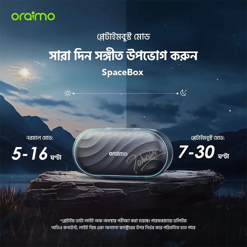 Picture of Oraimo SpaceBox Bluetooth Speaker (OBS‑382)