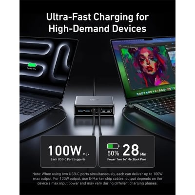 Picture of Anker Prime 200W 6 Ports GaN USB-C PD Charging Station (A2683)