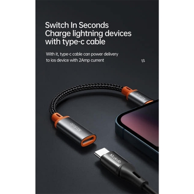 Picture of Mcdodo CA-1440 USB Type C to Lightning Converter Cable Castle Series