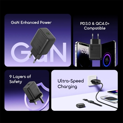 Picture of oraimo PowerGaN 451 OCW‑5451E (45W GaN Ultra Fast Charger)