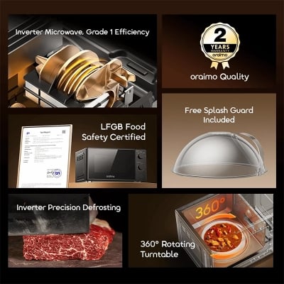 Picture of Oraimo InfiWave Lite Microwave Oven (OMO‑221A)