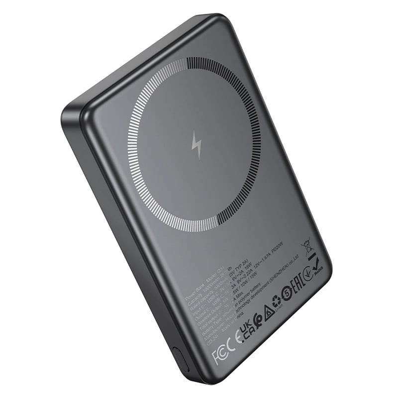 Picture of Hoco Q34 Clever 10000mAh Magnetic Wireless Power Bank