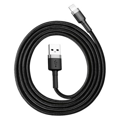 Picture of Baseus Cafule Fast Charging Cable for iPhone - 1 Meter, 2.4A