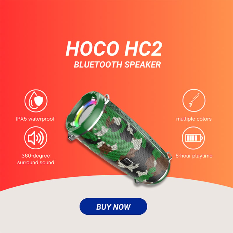 Picture of Hoco HC2 True Wireless Waterproof Bluetooth Speaker