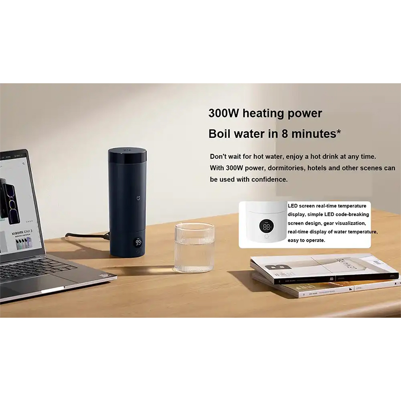 Picture of Xiaomi Mijia Portable Electric Cup 2 Vacuum Flask (350ML)