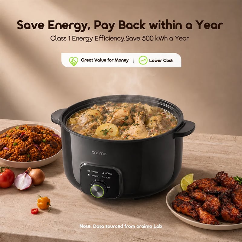 Picture of oraimo MultiPot S1 Lite OEH‑262A (6L Multi‑Functional Electric Hotpot)