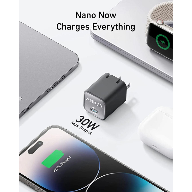 Picture of Ankeer Nano 3 30W Charger (Anker 511) for iPhone 15 & 14 & 13 Series