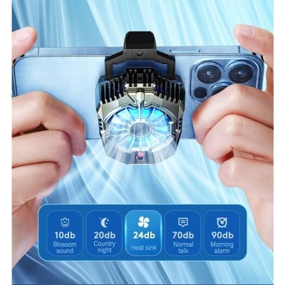 Picture of X20 Portable Mobile Phone Radiator Semiconductor Cooling Fan Radiator USB Powered Mobile Phone Cooler