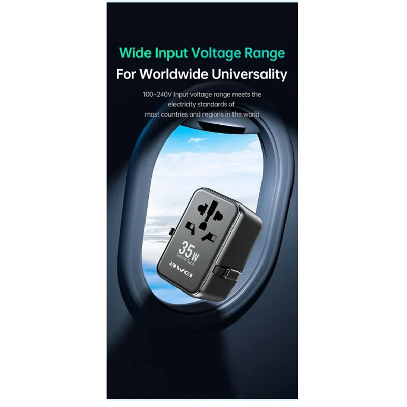 Picture of Awei G‑52 Multi‑Function Travel Fast Charger