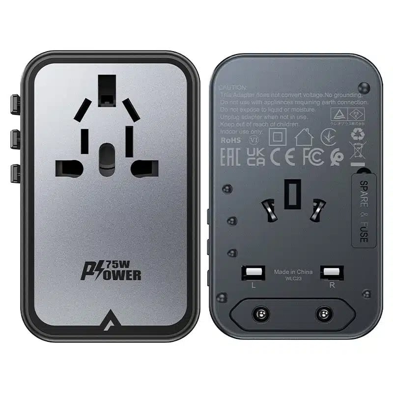 Picture of ACEFAST Z1 PD75W GaN Universal Travel Adapter
