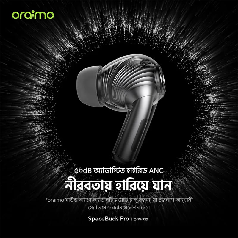 Picture of Oraimo SpaceBuds Pro True Wireless Earbuds (OTW‑930)