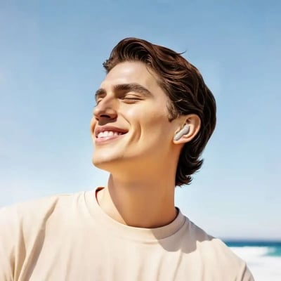 Picture of Hoco EQ21 Sandy True Wireless ANC+ENC Noise Reduction Touch Screen BT Earbuds