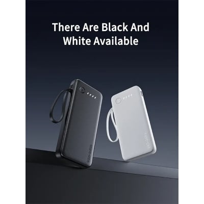 Picture of VEN-DENS 4 in 1 POWERBANK WITH CABLE BLACK VD-PB058