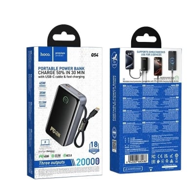 Picture of Hoco Q54 PD 45W 20000mAh Power Bank (Shine Series)