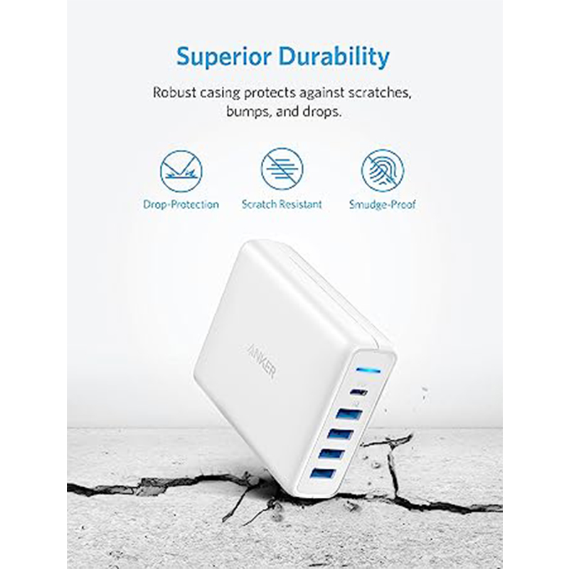 Picture of Anker 60watt PowerPort 5 Speed Power Delivery Wall Charger - White
